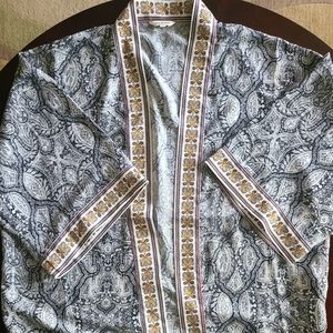 Max Studio paisley Kimono MEDIUM